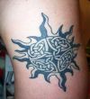 celtic knot sun tattoo 